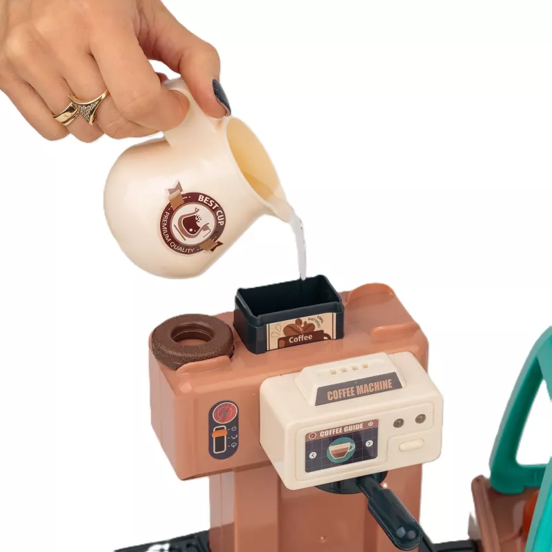 Extralink Toys conjunto Little Barista Ekspres Kawiarnia 40 EL.