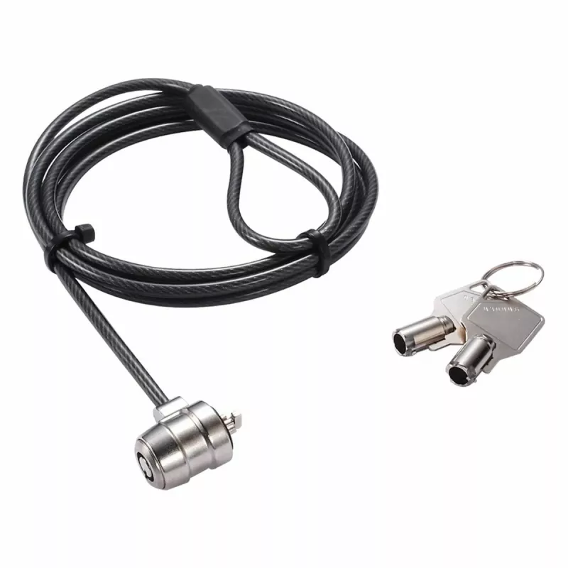 Dicota cabo de segurança T-Lock Base, com chave, ranhura 3x7mm