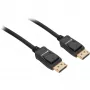 Cabo DisplayPort 1.4 (macho > macho) 8K (preto, 5 metros)