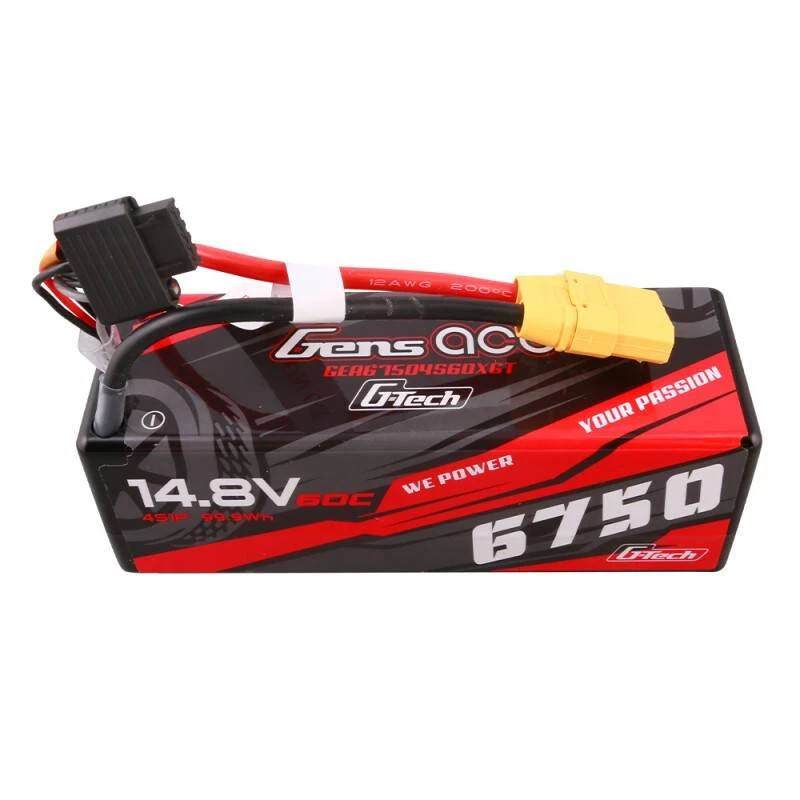 Bateria Gens ace G-Tech 6750mAh 14.8V 60C 4S1P 14# XT90