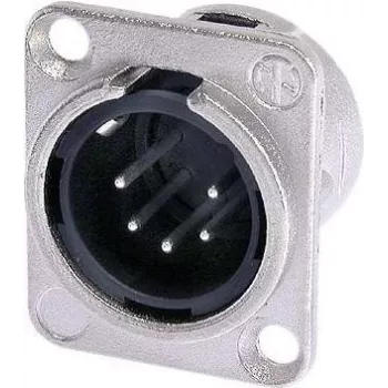 Neutrik NTR-NC5MDL1 - -30 - 80 °C - preto - prateado - UL - UL 94 HB - IEC 61076-2-103 - IP 40 - IEC 68-2-20 (NC5MDL1)