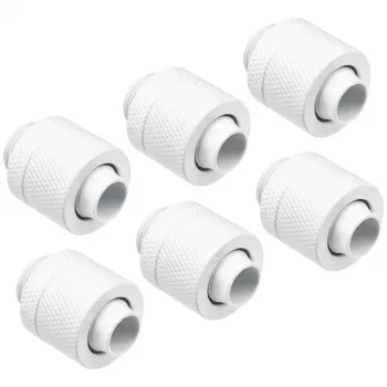 Alphacool Eiszapfen 17624 ligação de compressão 13/10 mm G1/4, 6 unidades, branca