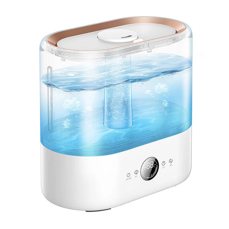 Humidificador Deerma ST636W, depósito 4,5 L, 28 W, dourado/branco, 277×156×270 mm