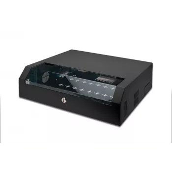 Rack de montagem em parede Digitus DN-19 04U-PB-B