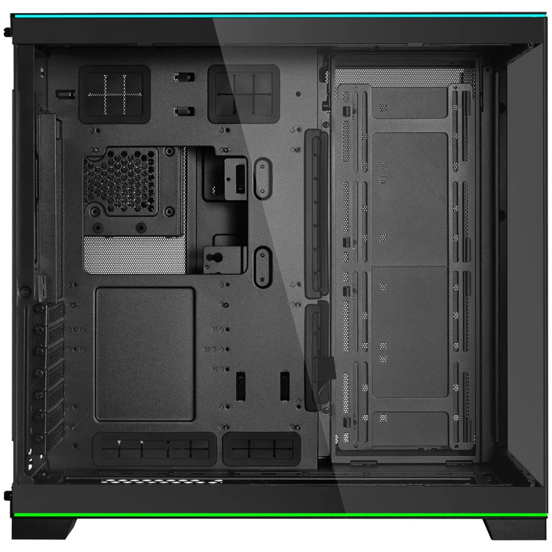 Caixa de PC Lian Li O11DERGBX O11D EVO vidro Midi-Tower preto RGB Temperado