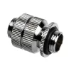 Adaptador de ligação Bitspower Touchaqua Link fêmea G1/4 polegadas macho para tubo Link ajustável 16-22 mm - pack de 2, prateado