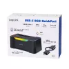 Docking station para disco rígido LogiLink Quickport USB 3.2 1 porta para 2,5/3,5 SATA (QP0035)