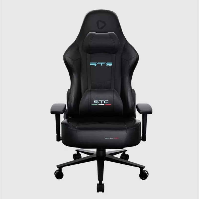 Cadeira gaming Onex RTC Embrace Hardcore preto — design ergonómico, altura ajustável e reclinável
