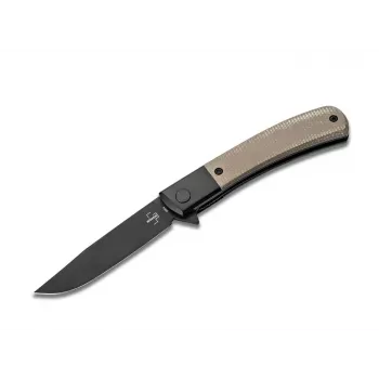 Faca dobrável BOKER PLUS Modern Gentleman 01BO931 – lâmina dobrável, cabo de aço