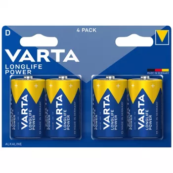 Pilha Varta 4920 LONGLIFE Power Mono D 1,5V – tamanho D pilha alcalina primária