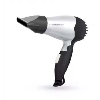 Esperanza EBH002S Secador de cabelo prateado / preto 850 W