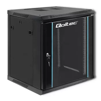 Armário rack 19 polegadas QOLTEC 54467, 12U, 600x635x600 mm