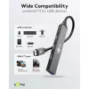 Hub USB Goobay Slim 4 portas, USB-C™ para USB-A, USB 3.2 (74457)