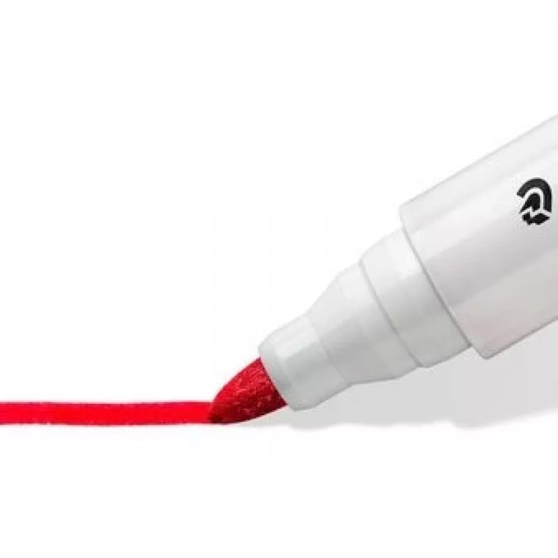 Marcador Staedtler 351 B ponta biselada preto azul verde vermelho