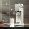 Máquina de gaseificar SodaStream ART branca QC incl. 1 garrafa PET de 1L (1013511310)