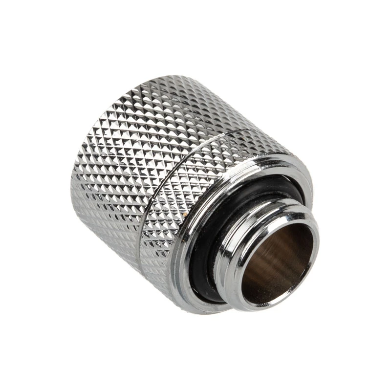 Conector Alphacool Eiszapfen reto G1/4 polegadas macho para 13/10 mm – cromado prateado