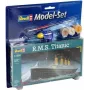 Modelo de navio de passageiros REVELL R.M.S. Titanic kit, escala 1:1200, comprimento 223 mm