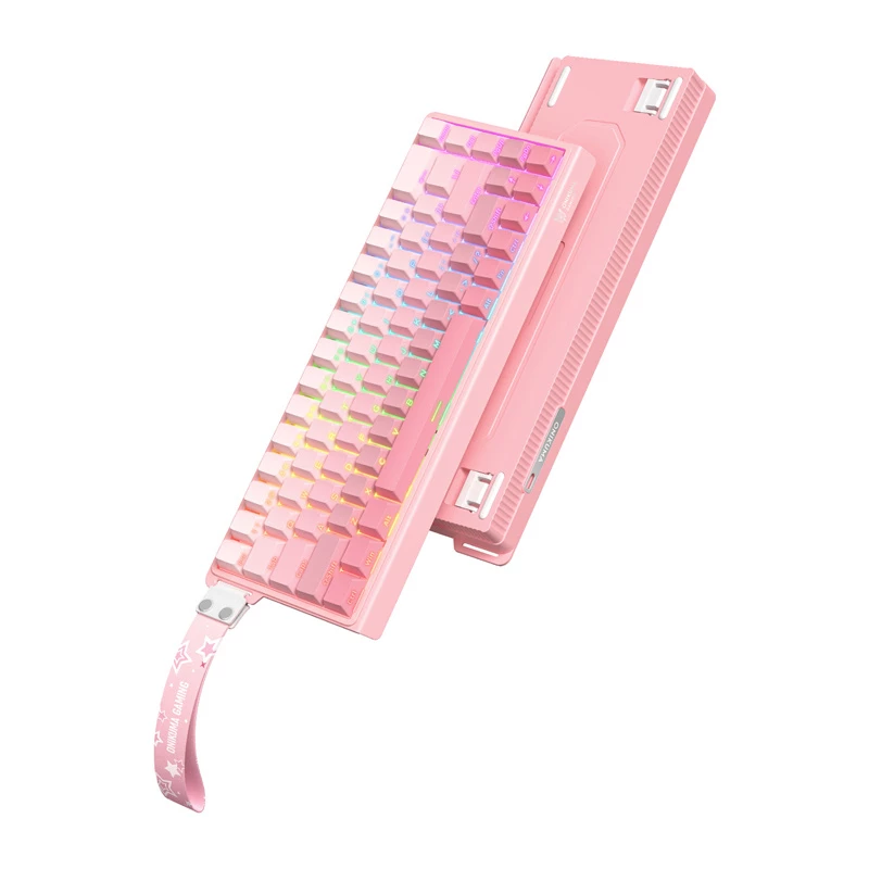 ONIKUMA G69 teclado, rosa, QWERTY