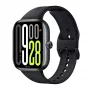 Smartwatch Xiaomi Watch 5 retangular ecrã AMOLED de 2,07 polegadas, caixa preta, bracelete TPU preto, 47,5 mm, 5 ATM