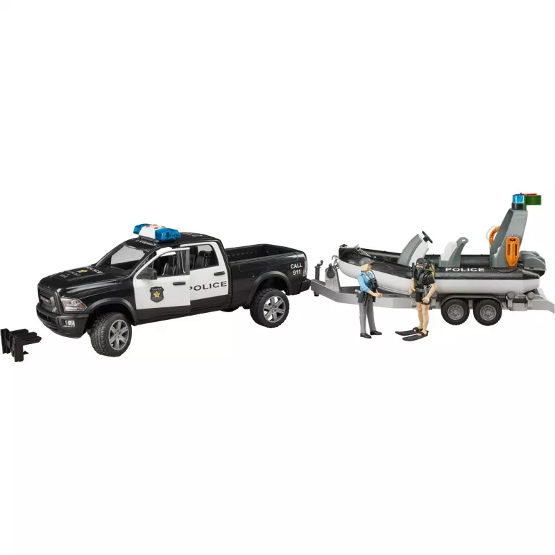 Dodge RAM 2500 Polícia Pickup com barco