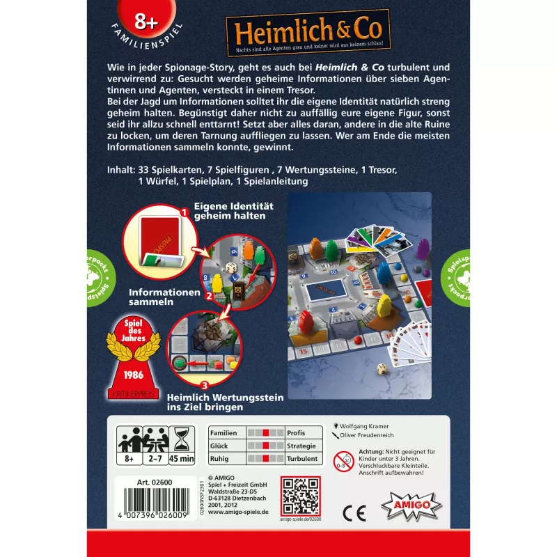 Heimlich & Co., jogo de tabuleiro