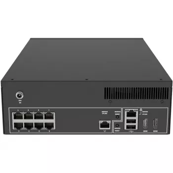 Gravador de vídeo em rede - 8 canais IP - 4 TB HDD - switch PoE - HDMI - USB 3.2