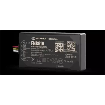 Rastreador GPS TELTONIKA FMB910 Suporte Multi-Constelação, 128 MB de armazenamento