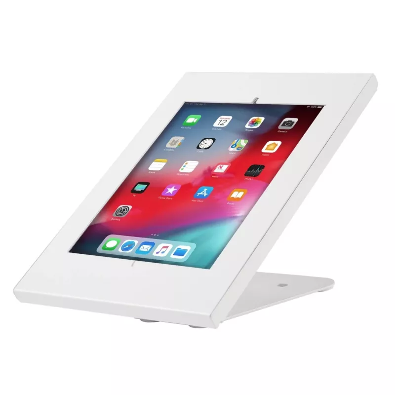 Suporte de mesa MACLEAN MC-909W ajustável em altura branco para tablets e dispositivos
