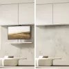 Suporte elétrico de teto/chão Maclean, extensível, 43''-88'', VESA 600x400, máx. 60 kg, 100-240 V AC, 50/60 Hz
