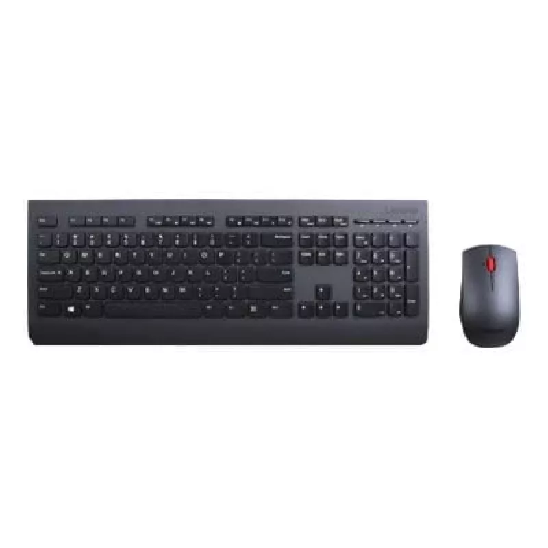 Conjunto de teclado e rato sem fios Lenovo Professional, alemão
