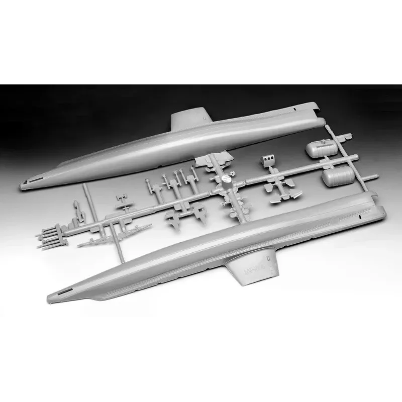 Maquete de navio em plástico REVELL U.S.S. Nautilus escala 1:305, kit 05184