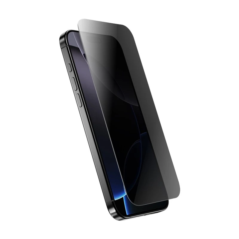 Vidro temperado com privacidade Crong para iPhone 16 Pro — antirreflexo, resistente a riscos