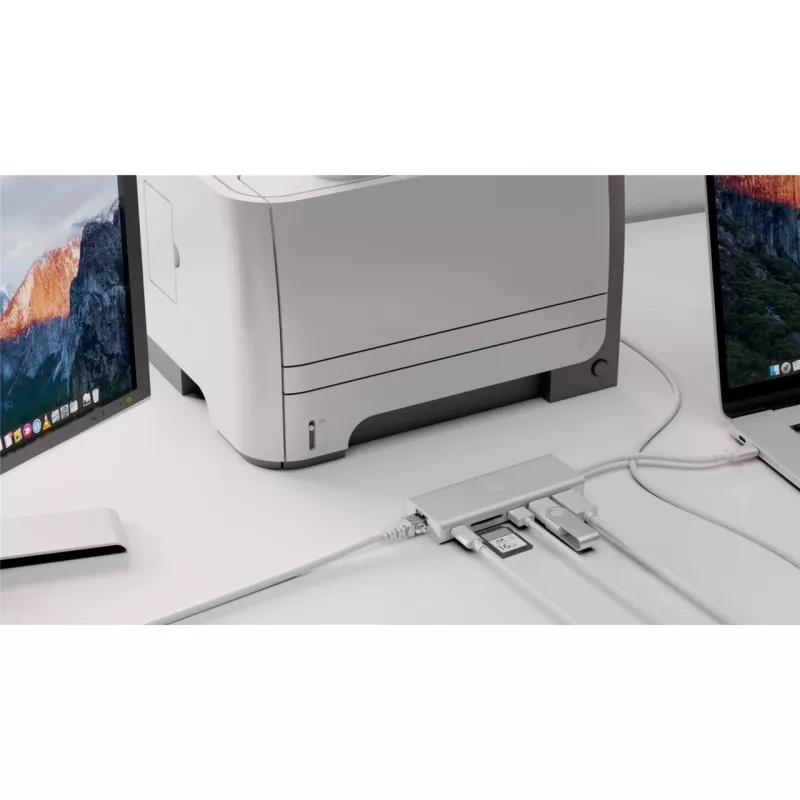 Wentronic goobay - Docking station - (USB-C) - LAN 10Mb (76788)