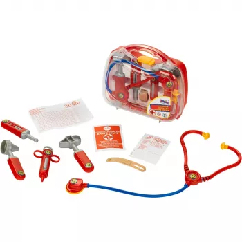 Conjunto de médico com carrinho de brincar