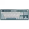 Teclado gaming Montech MKey TKL USB Cinzento-escuro, Azul-claro, Branco