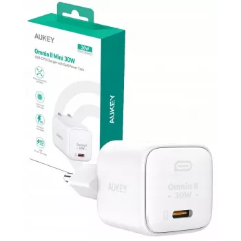 Carregador de parede PA-B1L branco Omnia II Mini 1xUSB-C PowerDelivery 30W 5A