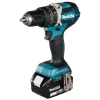Berbequim Makita DHP484RTJ mandril de aperto rápido 1,8 kg preto, azul