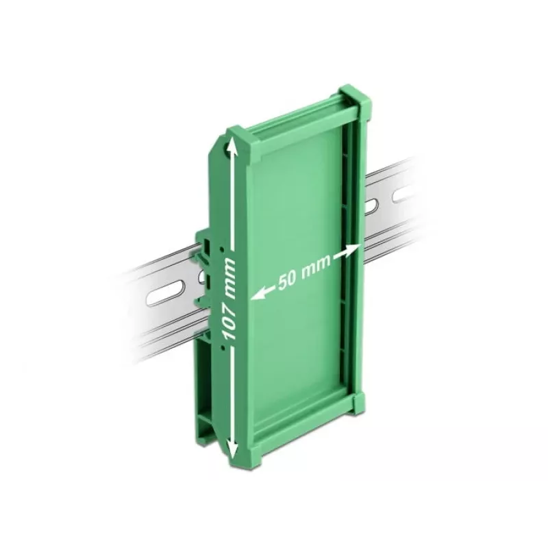 Suporte para placa DeLOCK 66572 107 mm para calha DIN