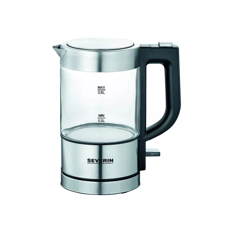 Severin WK 3472 chaleira elétrica 0,5 L prateado 1100 W (WK3472)