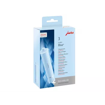 Cartucho de filtro de água JURA CLARIS Blue+ — compatível com Jura, capacidade 65 L, pack de 3