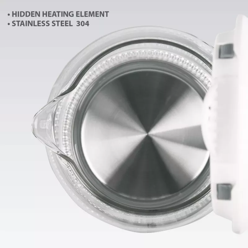 Chaleira elétrica de vidro Maestro MR-056-cinzento 1,7 L 2200 W