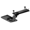 Suporte de teclado sob a secretária Maclean, ajustável, máx. 5 kg, preto, MC-156 B