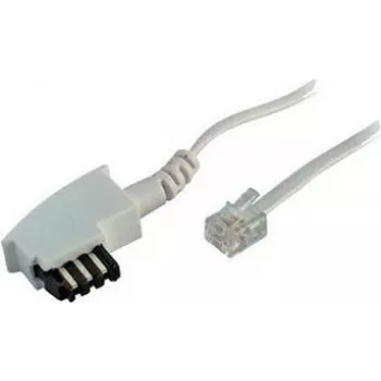 Cabo S/CONN 3m TAE-F - RJ11 branco ShiverPeaks TC 70043-W