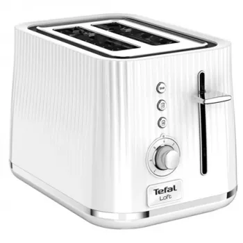 Tefal Loft TT7611 7 2 Fatias Cromado, Branco