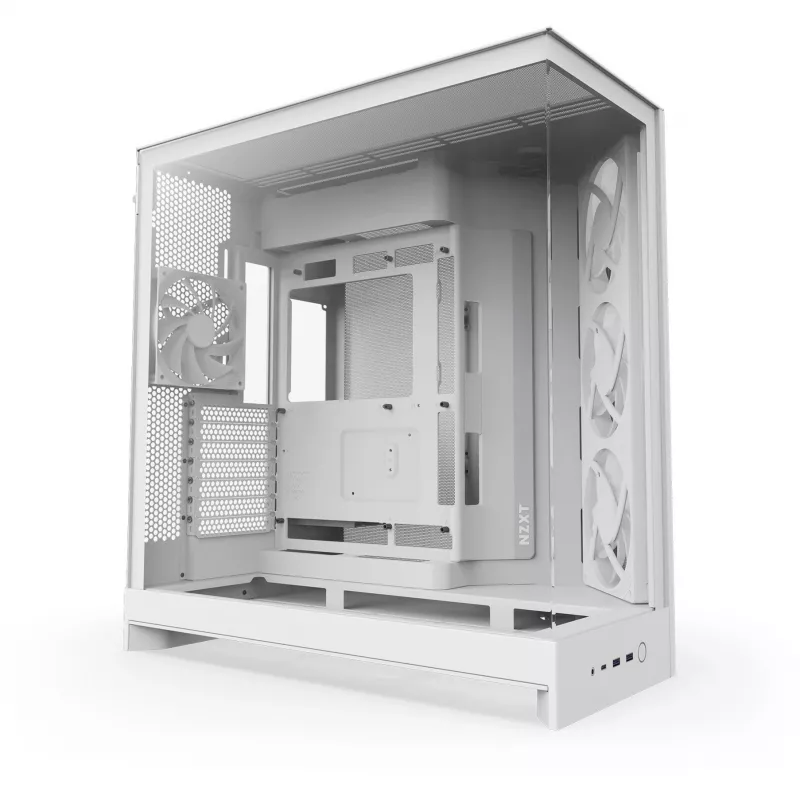 Caixa de PC NZXT H9 Flow RGB Midi Tower Branco