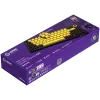 Teclado de gaming mecânico LORGAR KBP70MW 65% preto amarelo layout EN