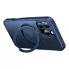 Capa protetora Torras Ostand Pro para iPhone 16 Pro, azul, design fino