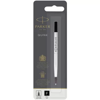 Recarga de rollerball Parker F preto (blister)