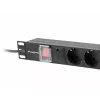 Unidade de distribuição de energia Lanberg PDU-07F-0200-BK