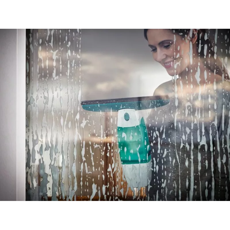 Aspirador de vidros Leifheit Glass Cleaner Dry&Clean com cabo e escova de limpeza 51003